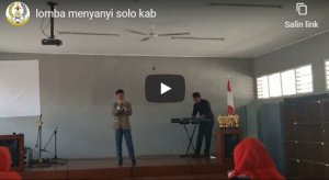 Lomba Menyanyi solo