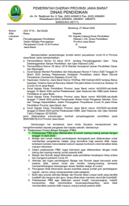 PERPANJAAN kebijakan “social distancing” sampai 13 April 2020