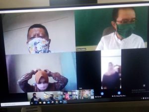 Rapat Kelulusan Online kelas XII 29/04/2020 dengan menggunakan aplikasi teamlink