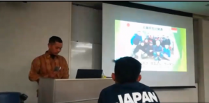 Presentasi Program magang Jepang di hadapan audiens Jepang