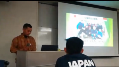 Photo of Presentasi Program magang Jepang di hadapan audiens Jepang