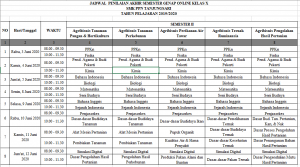 Jadwal Ujian Kenaikan Kelas X dan XI