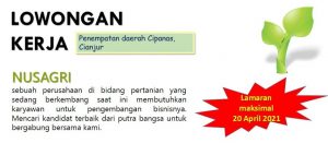 Lowongan Pekerjaan Nusagri