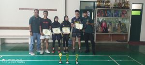 Tiara Azahra dari SMK PP Negeri Tanjungsari Memenangkan Juara 1 Putri dalam Cabang Bulutangkis O2SN Kabupaten Sumedang Tahun 2023
